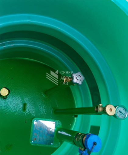 Установка наземного газгольдера 10000 л в Ломоносове 5